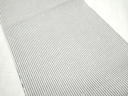 平和屋着物●両面　全通柄袋帯　クローバー　間道　正絹　逸品　CABD5768hy
