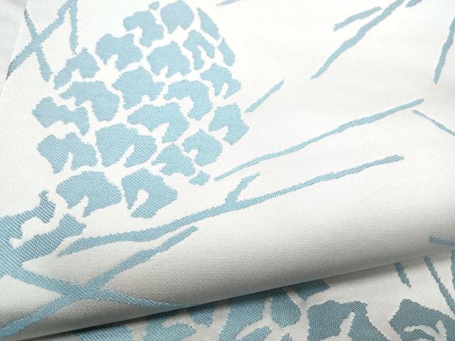 平和屋着物●世界的人形師　辻村寿三郎　ジュサブロー　六通柄袋帯　枝花文　正絹　逸品　CABD5773hy