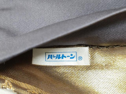 平和屋着物●西陣　河合美術織物謹製　六通柄袋帯　唐織　切嵌飛鶴松文　金糸　正絹　逸品　CABD5774hy