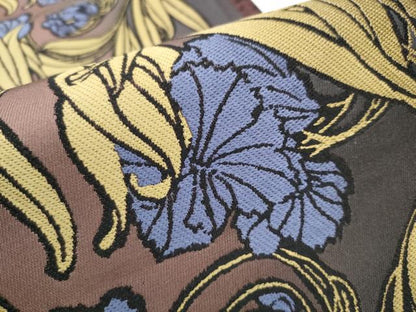 平和屋着物●両面　全通柄袋帯　花唐草文　ART Nouveau Designs　アールヌーボー　正絹　逸品　CABD5781hy