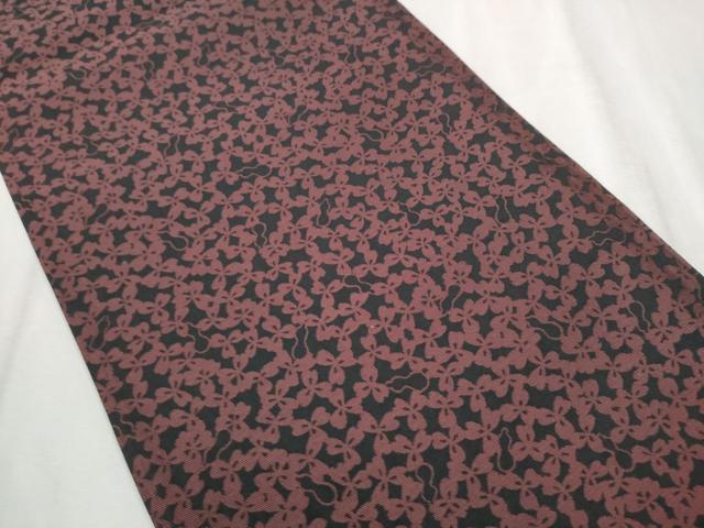 平和屋着物●両面　全通柄袋帯　花唐草文　ART Nouveau Designs　アールヌーボー　正絹　逸品　CABD5781hy