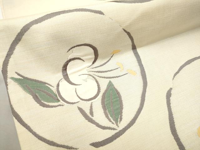 平和屋着物●名門木屋太　今河織物　六通柄袋帯　枝花文　正絹　逸品　CABD5795hy