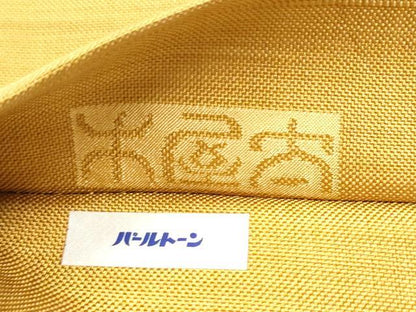 平和屋着物●名門木屋太　今河織物　六通柄袋帯　幾何学花文　正絹　逸品　CABD5806hy