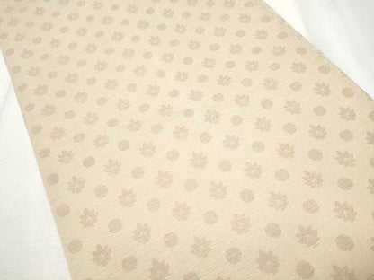 平和屋着物●両面　全通柄袋帯　枝葉文　金糸　正絹　逸品　CABD5819hy