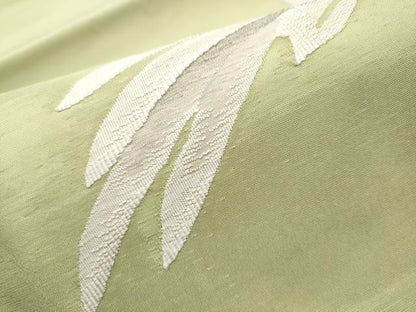 平和屋着物●太鼓柄袋帯　すくい織　枝菊文　正絹　逸品　CABD5821hy