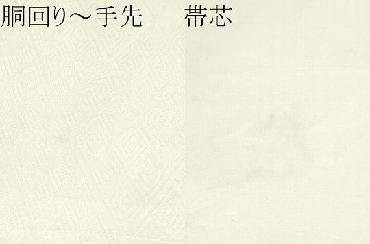 平和屋着物●名門　藤娘きぬたや・総絞り　九寸開き名古屋帯　舞花文　正絹　逸品　CABD5862hy
