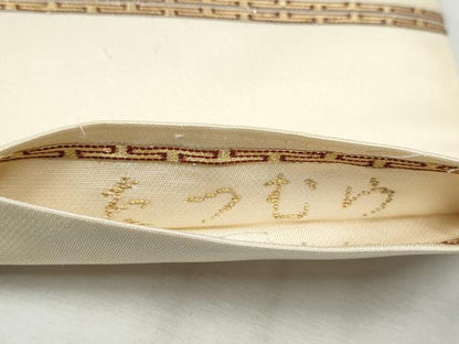 平和屋着物●龍村美術織物　たつむら　九寸名古屋帯　寿松梅枝文　金銀糸　正絹　逸品　CABD5866hy