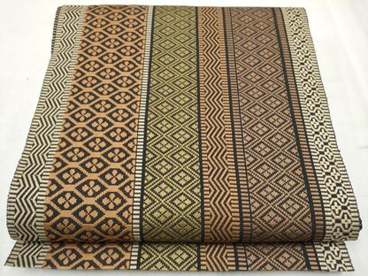 平和屋着物●本場筑前博多織 八寸名古屋帯 献上 正絹 逸品 CABD5886hy