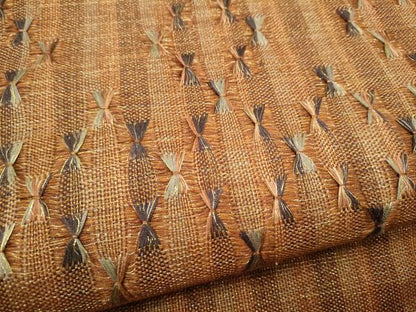 平和屋着物●九寸名古屋帯　もじり織　金通し地　正絹　逸品　CABD5887hy