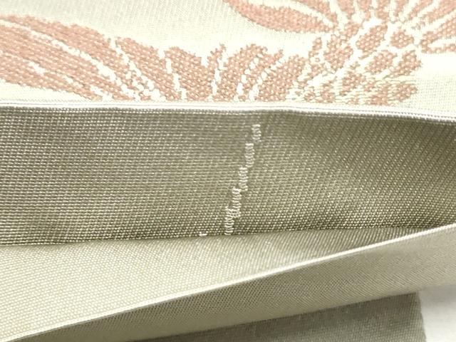 平和屋着物●世界的人形師　辻村寿三郎　ジュサブロー　六通柄袋帯　器物鳳凰文　金銀糸　正絹　逸品　CABD5910hy