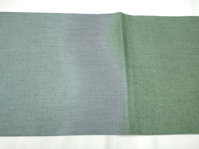 平和屋着物●両面　太鼓柄袋帯　紬地　霞文　正絹　逸品　CABD5915hy