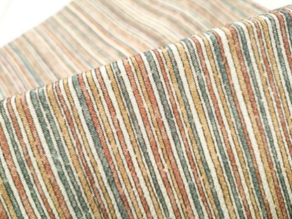 平和屋着物●つけ帯　間道　鬼しぼ縮緬　正絹　逸品　CABD5953hy