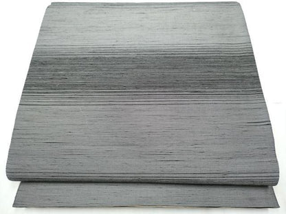 平和屋着物●両面　全通柄袋帯　輪奈織　幾何学文様　金糸　正絹　逸品　CABD5980hy