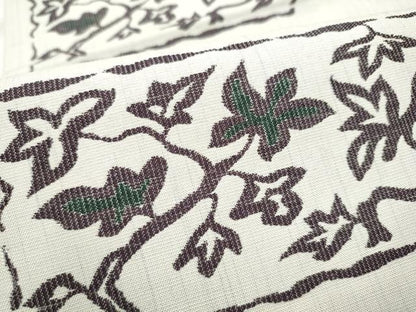 平和屋着物●六通柄袋帯　枝花文　正絹　逸品　未使用　CABD5981hy