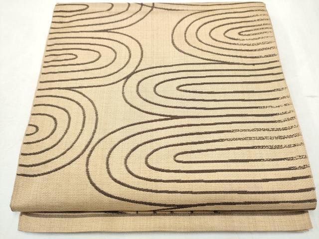 平和屋着物●六通柄　本袋帯　流水文　正絹　逸品　CABD5982hy