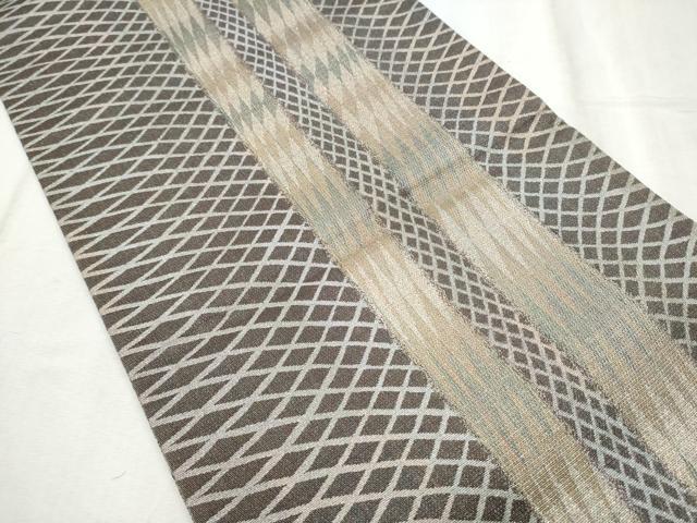平和屋着物●両方向　両面　全通柄袋帯　粋古典　流水柳文　正絹　逸品　未使用　CABD5987hy