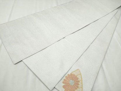 平和屋着物●太鼓柄袋帯　綴れ　籬草版文　正絹　逸品　CABD5988hy