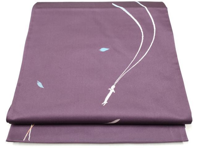 平和屋着物●世界的人形師　辻村寿三郎　ジュサブロー　六通柄袋帯　兎　正絹　逸品　CABD5995hy