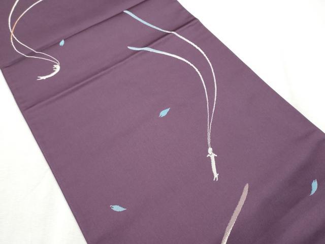 平和屋着物●世界的人形師　辻村寿三郎　ジュサブロー　六通柄袋帯　兎　正絹　逸品　CABD5995hy