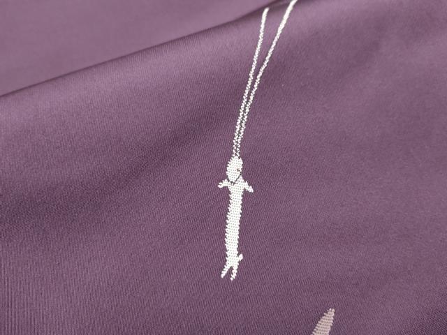 平和屋着物●世界的人形師　辻村寿三郎　ジュサブロー　六通柄袋帯　兎　正絹　逸品　CABD5995hy