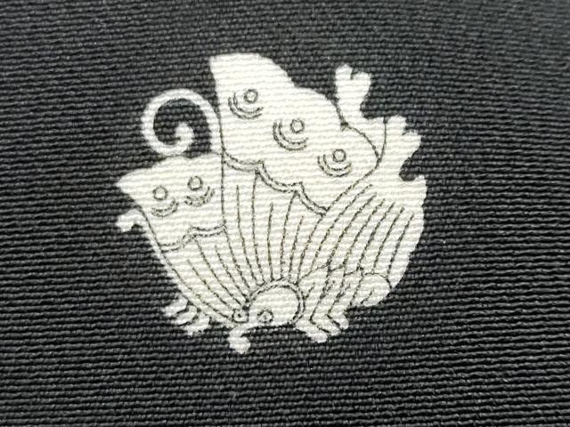 平和屋着物■豪華黒留袖 飛鶴几帳流水花文 暈し染め 金銀彩 正絹 逸品 CABD6032fb