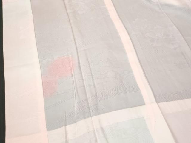 平和屋着物■長襦袢 無双仕立て 流水バラ地紋 暈し染め 正絹 逸品 CABD6043fb