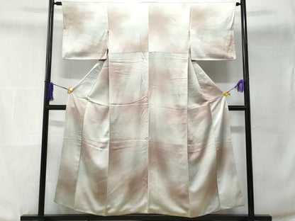 平和屋着物■上質な小紋　霞文　暈し染め　正絹　逸品　CABD6118fb