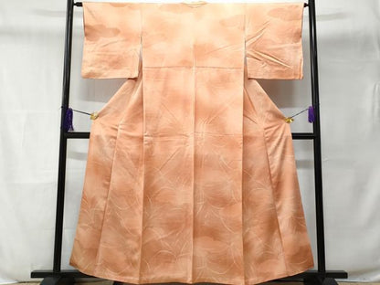 平和屋着物■上質な小紋　雲取り芒文　暈し染め　正絹　逸品　CABD6126fb