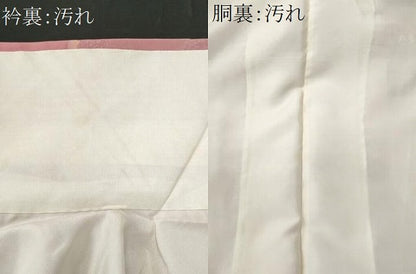 平和屋着物■上質な小紋　地紋起こし　雲取り文　暈し染め　正絹　逸品　未使用　CABD6127fb