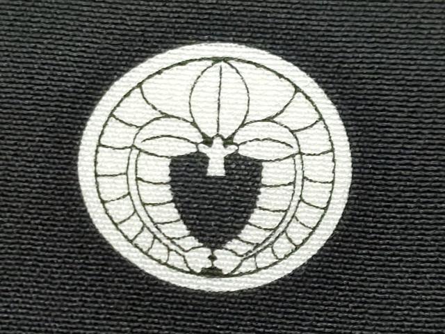 平和屋着物■豪華黒留袖　駒刺繍　草花文　反端付き　正絹　逸品　CABD6146fb