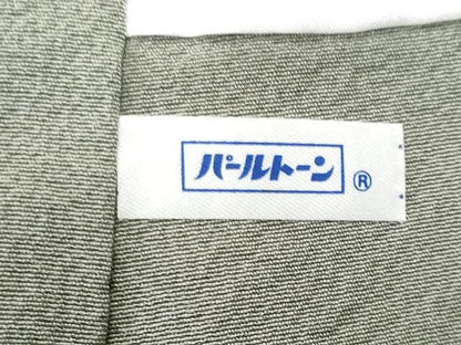 平和屋着物■上質な色無地 山鳩色 反端付き 正絹 逸品 CABD6264fb