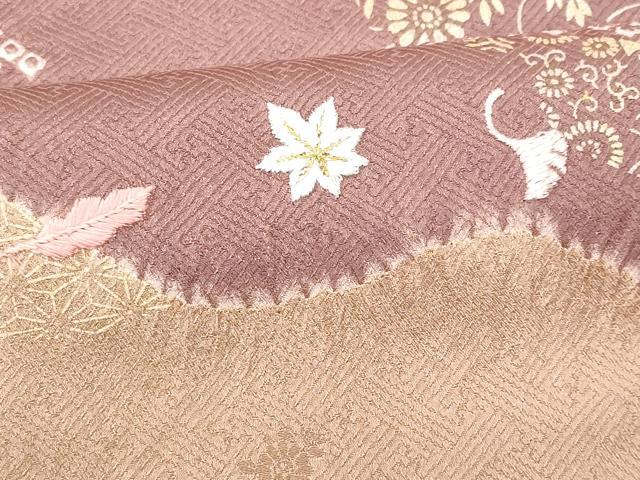 平和屋着物■訪問着 絞り 道長吹き寄せ文 暈し染め 金彩正絹 逸品 CABD6271fb