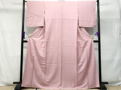 平和屋着物■無地絵羽訪問着 桐 鴇色 正絹 逸品 CABD6298fb