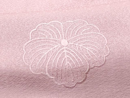 平和屋着物■無地絵羽訪問着 桐 鴇色 正絹 逸品 CABD6298fb
