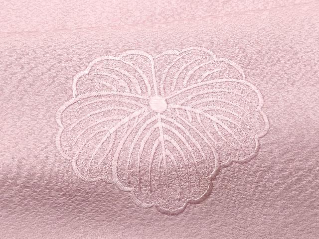 平和屋着物■無地絵羽訪問着 桐 鴇色 正絹 逸品 CABD6298fb