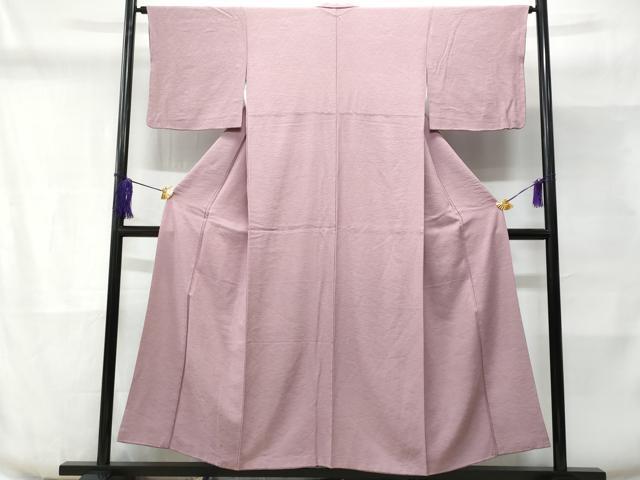 平和屋着物■上質な色無地 紅藤色 正絹 逸品 CABD6330fb