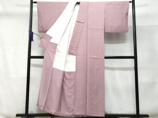 平和屋着物■上質な色無地 紅藤色 正絹 逸品 CABD6330fb