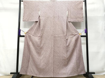 平和屋着物■大変加工の良い総絞り小紋 正絹 逸品 CABD6335fb