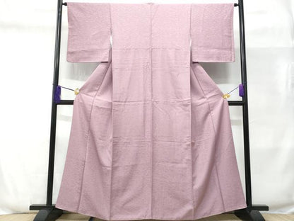 平和屋着物■江戸小紋 草花文 正絹 逸品 CABD6340fb