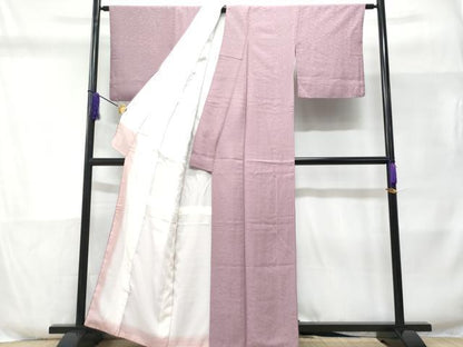 平和屋着物■江戸小紋 草花文 正絹 逸品 CABD6340fb