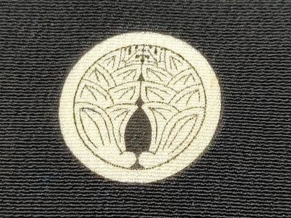 平和屋着物■豪華黒留袖 草花文 金彩 正絹 逸品 CABD6353fb