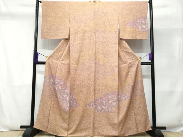 平和屋着物■訪問着 草花文 正絹 逸品 CABD6364fb