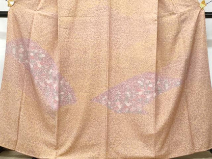 平和屋着物■訪問着 草花文 正絹 逸品 CABD6364fb
