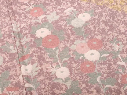 平和屋着物■訪問着 草花文 正絹 逸品 CABD6364fb