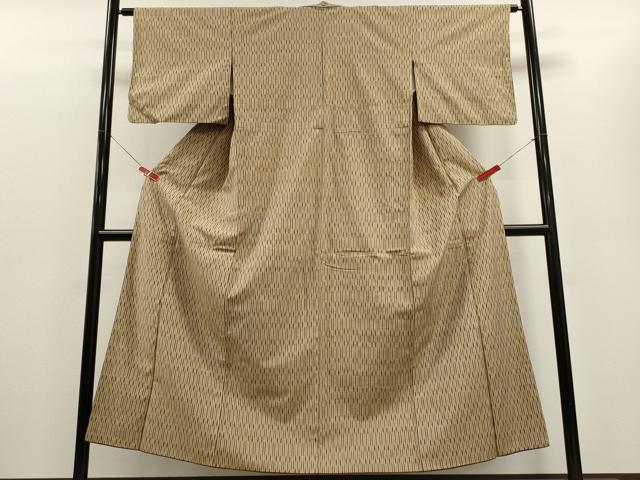 平和屋着物■上質な紬 縞 正絹 逸品 CABD6407oy