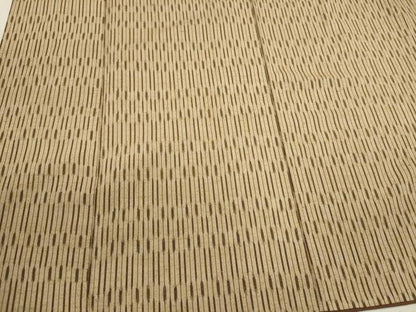 平和屋着物■上質な紬 縞 正絹 逸品 CABD6407oy