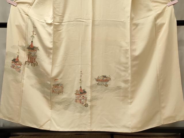 平和屋着物■訪問着　祇園祭　寿光織　金糸　正絹　逸品　CABD6433oy