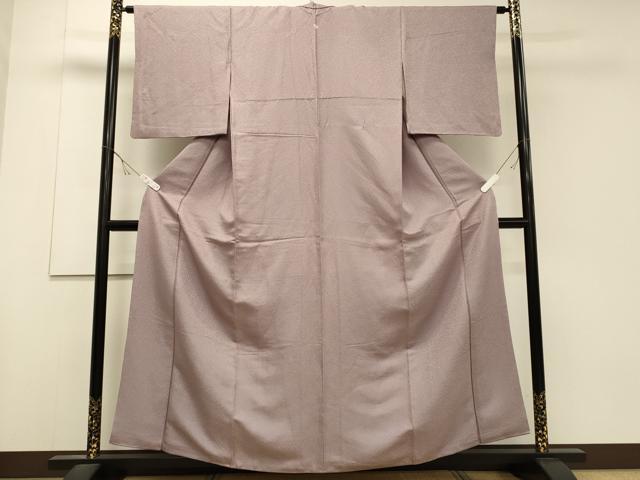 平和屋着物■上質な色無地　浅紫色　正絹　逸品　CABD6516oy
