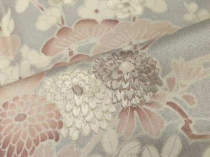 平和屋着物■豪華色留袖　刺繍　休み鳥花松文　暈し染め　正絹　逸品　CABD6529oy