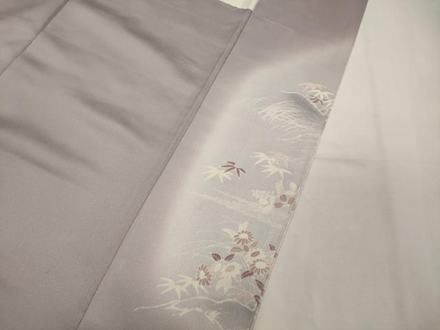 平和屋着物■豪華色留袖　刺繍　休み鳥花松文　暈し染め　正絹　逸品　CABD6529oy